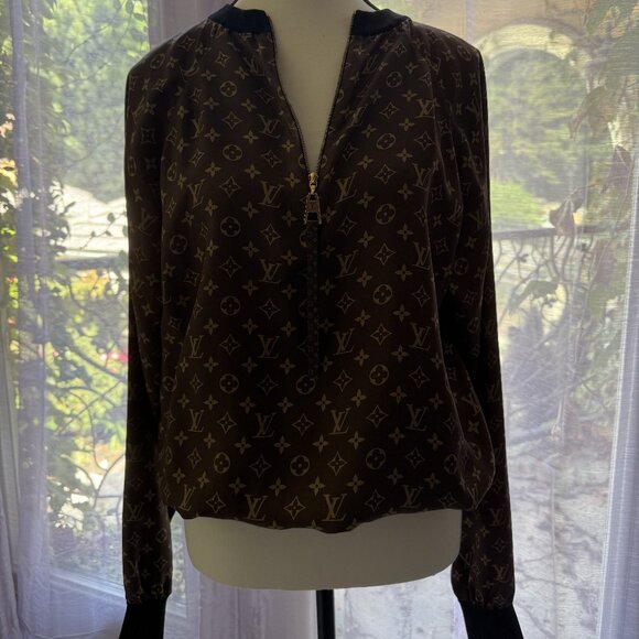 Louis Vuitton 2021 Silk Sweatshirt - Picture 1 of 6